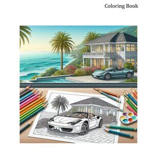 Luxury Mansions Coloring Book Vol 1 Paperback